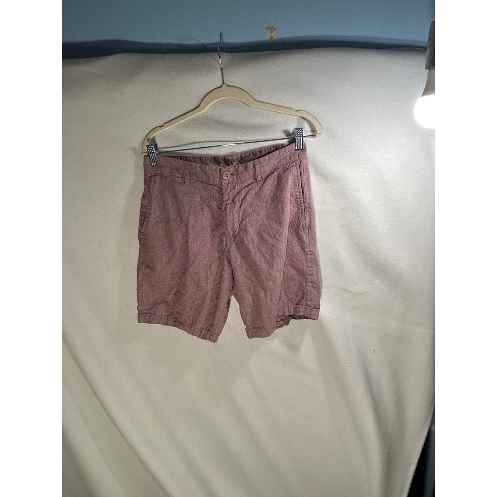 Old Navy Mens Slim Linen Blend Shorts 29 Purple Skylark 8 Inch‎ Inseam 695578-03